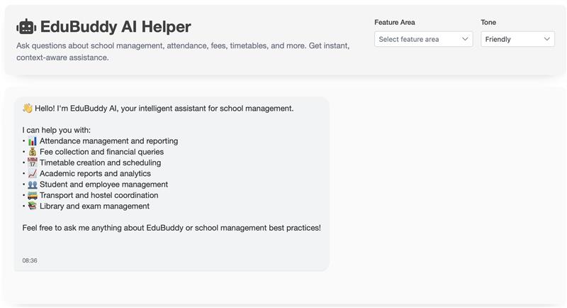 EduBuddy Help Agent - 24/7 Smart Assistant