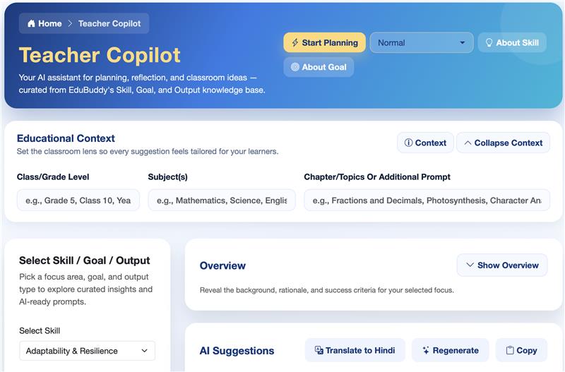 Teacher Copilot Agent - Content Creation Master